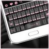 Luxury Black Silk Keyboard Theme Logo